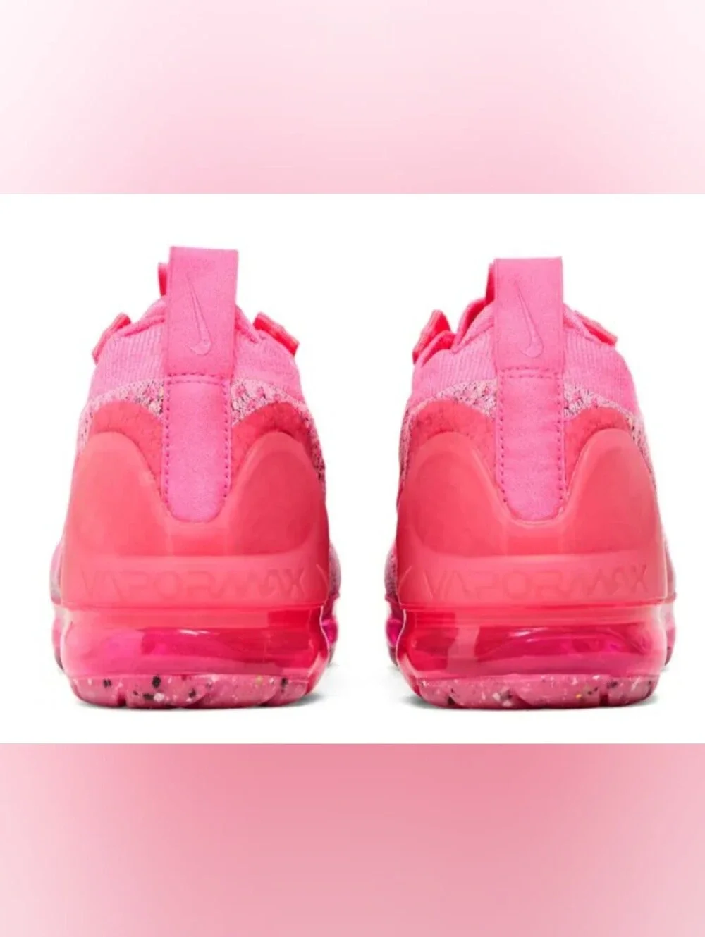Nike Wmns Air VaporMax 2021 Flyknit 'Hyper Pink' Sneakers Size 8 Used Like New